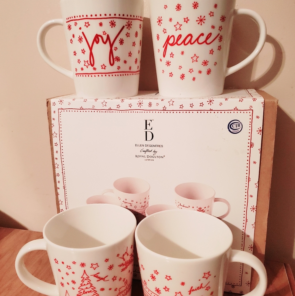 Ellen De Generes Mugs 4Pcs